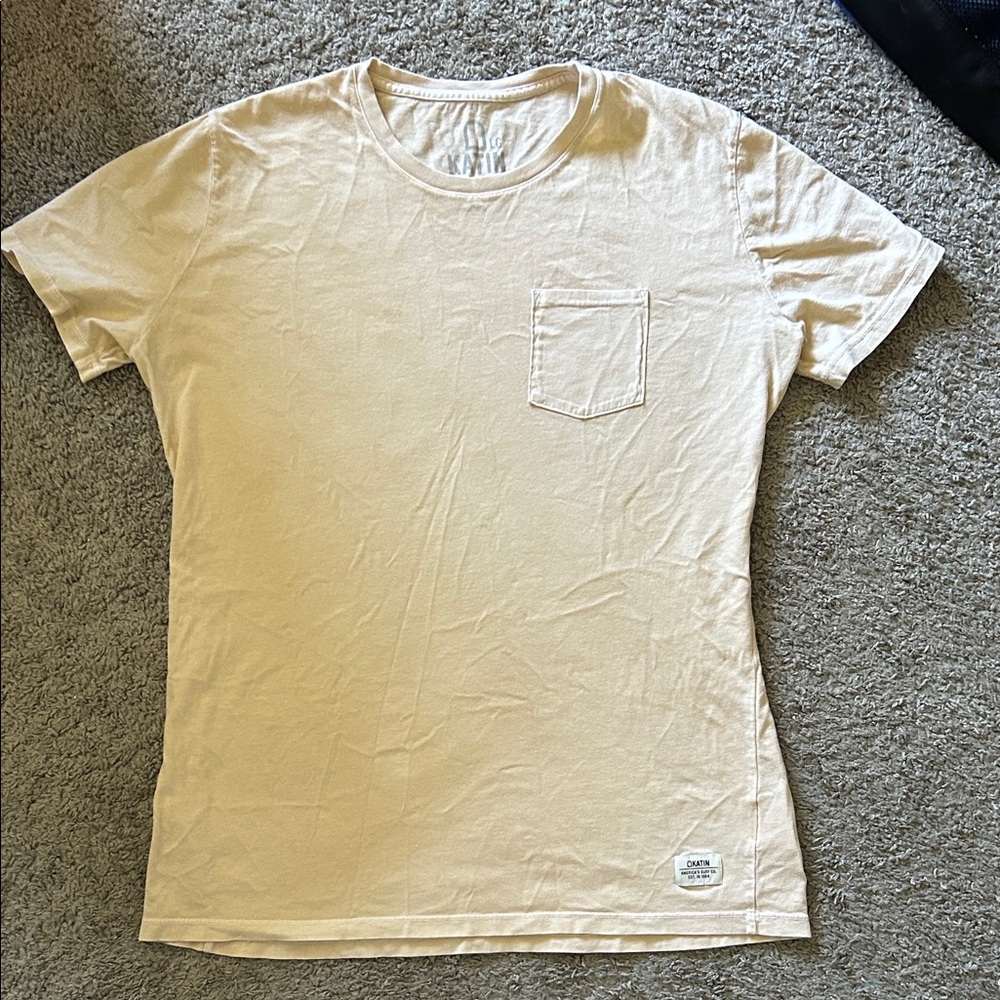 Katin Men's Beige Short Sleeve Tee
